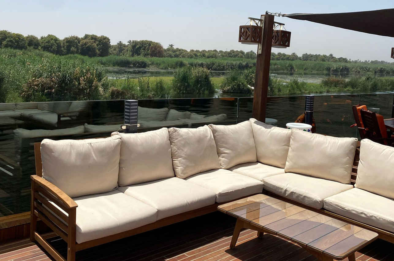 Salon extérieur - Iris Dahabiya