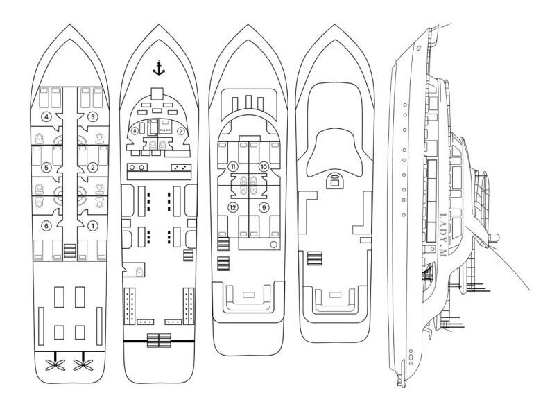 поэтажный план