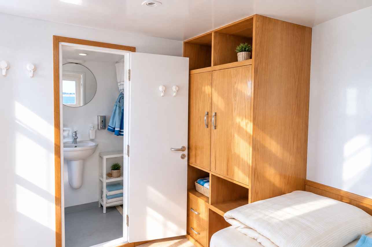Upper Deck En-Suite bathrooms