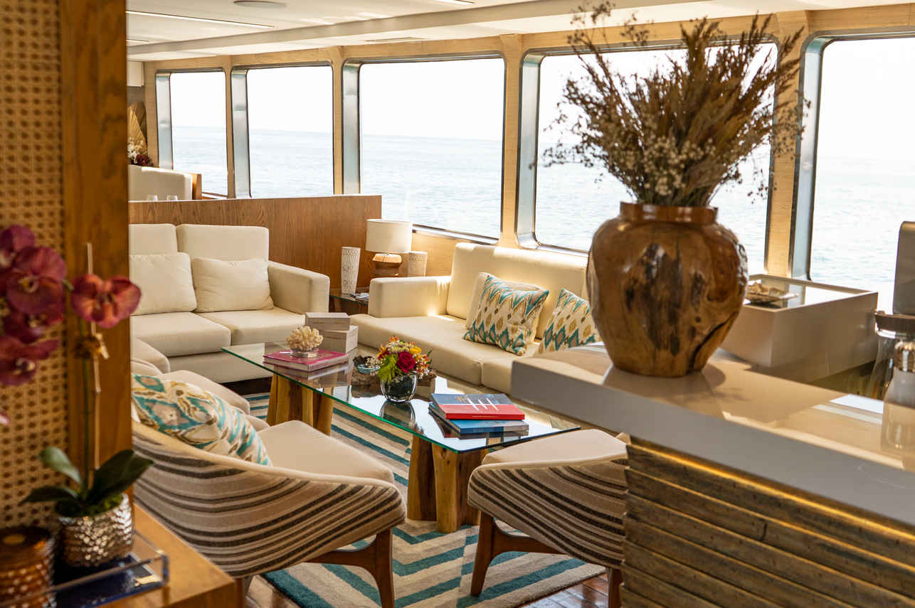 Salon intérieur - Kontiki Wayra