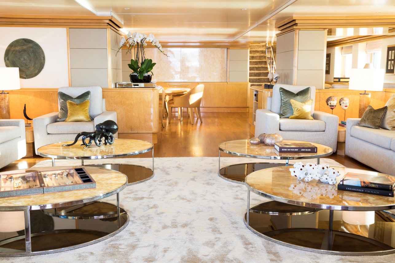 Salone coperto - Aqua Blu