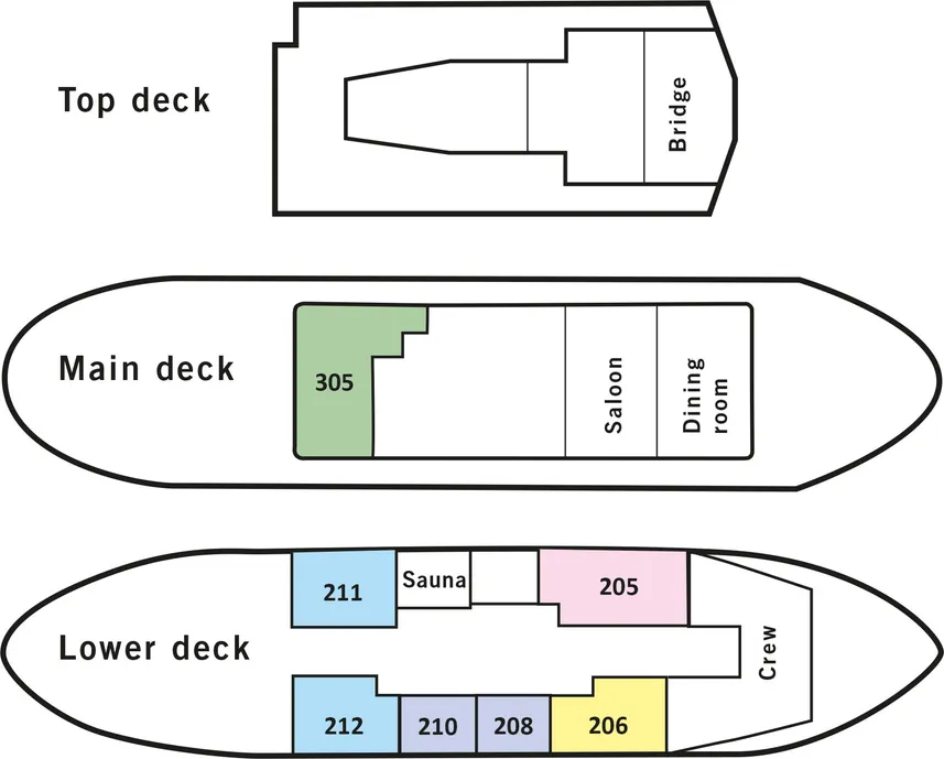 disposizione del ponte