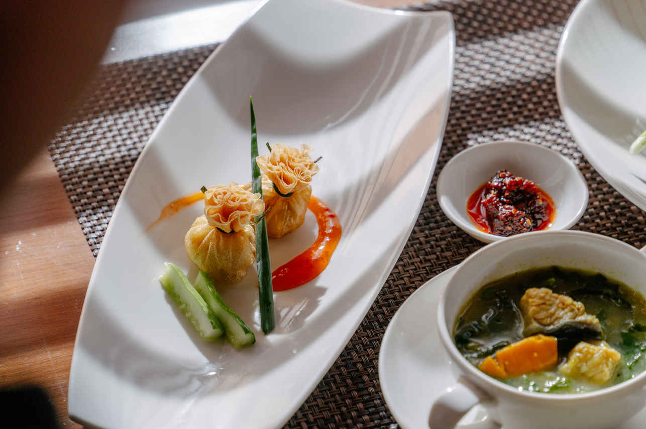 선상 음식 - Victoria Mekong