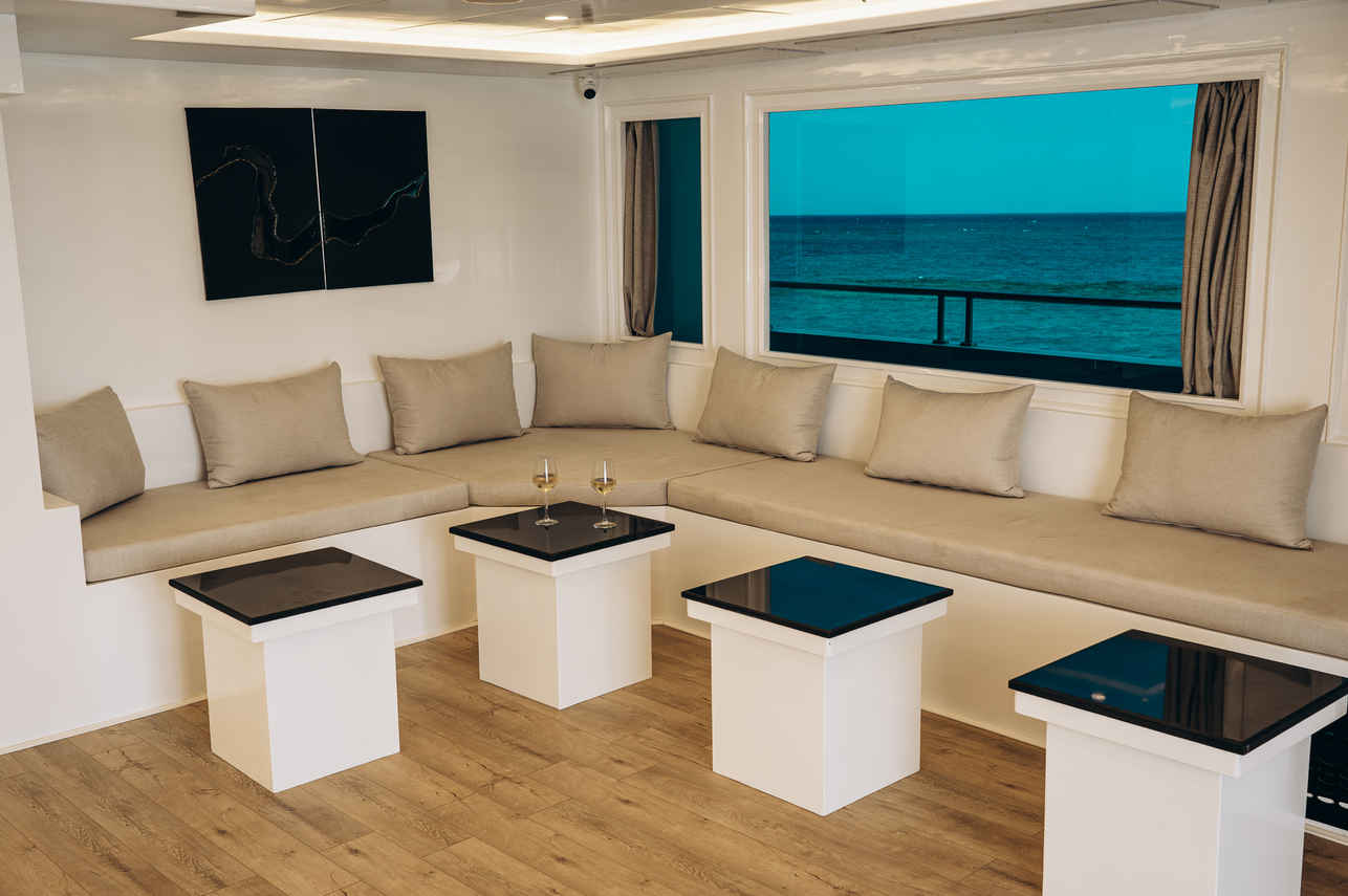 Salon interior - Yachtiano