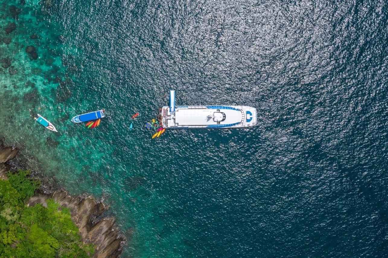 Vista Aérea - Poseidon Liveaboard