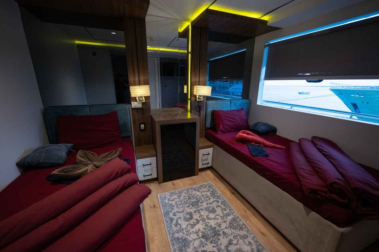 Twin Bed Main Deck Cabin