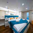 Cabine puente inferior  - Adriatic Blue