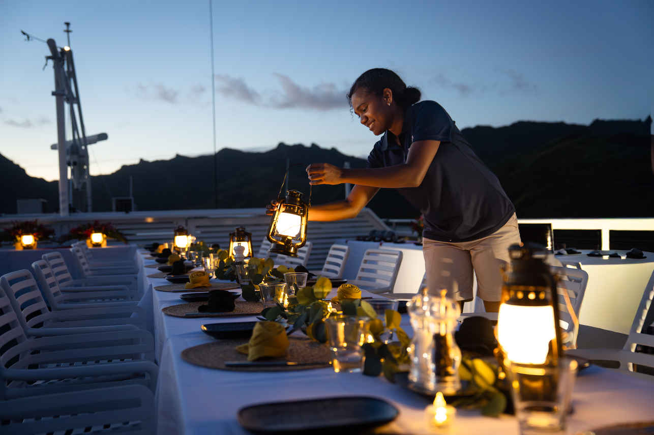 Buitenrestaurant - Yasawa Princess II