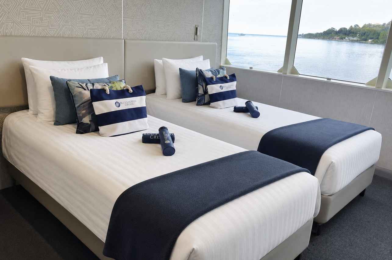 Hut met twee eenpersoonsbedden - Yasawa Princess II