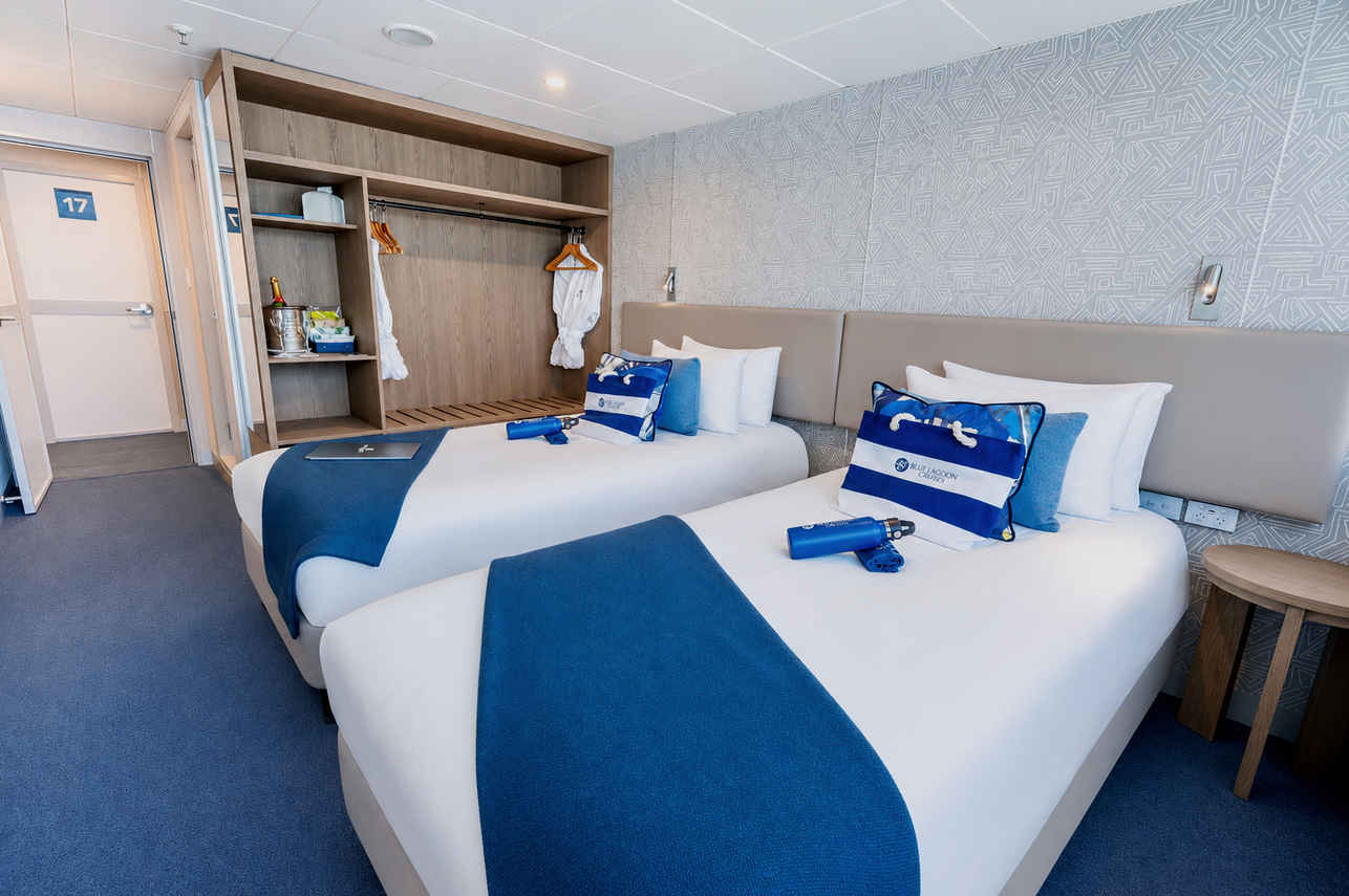 Hut met twee eenpersoonsbedden - Yasawa Princess II