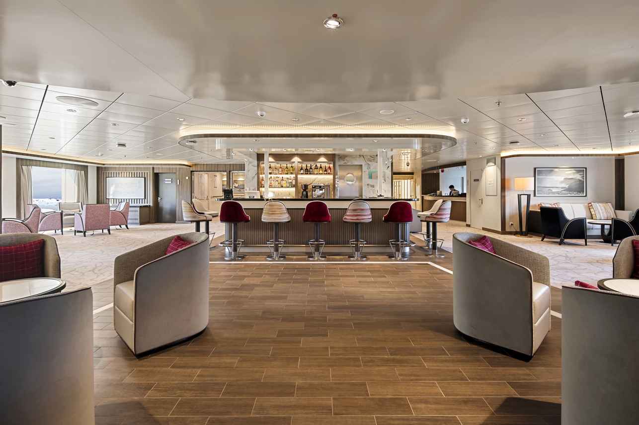 Área de Bar e Lounge - Douglas Mawson Antarctica