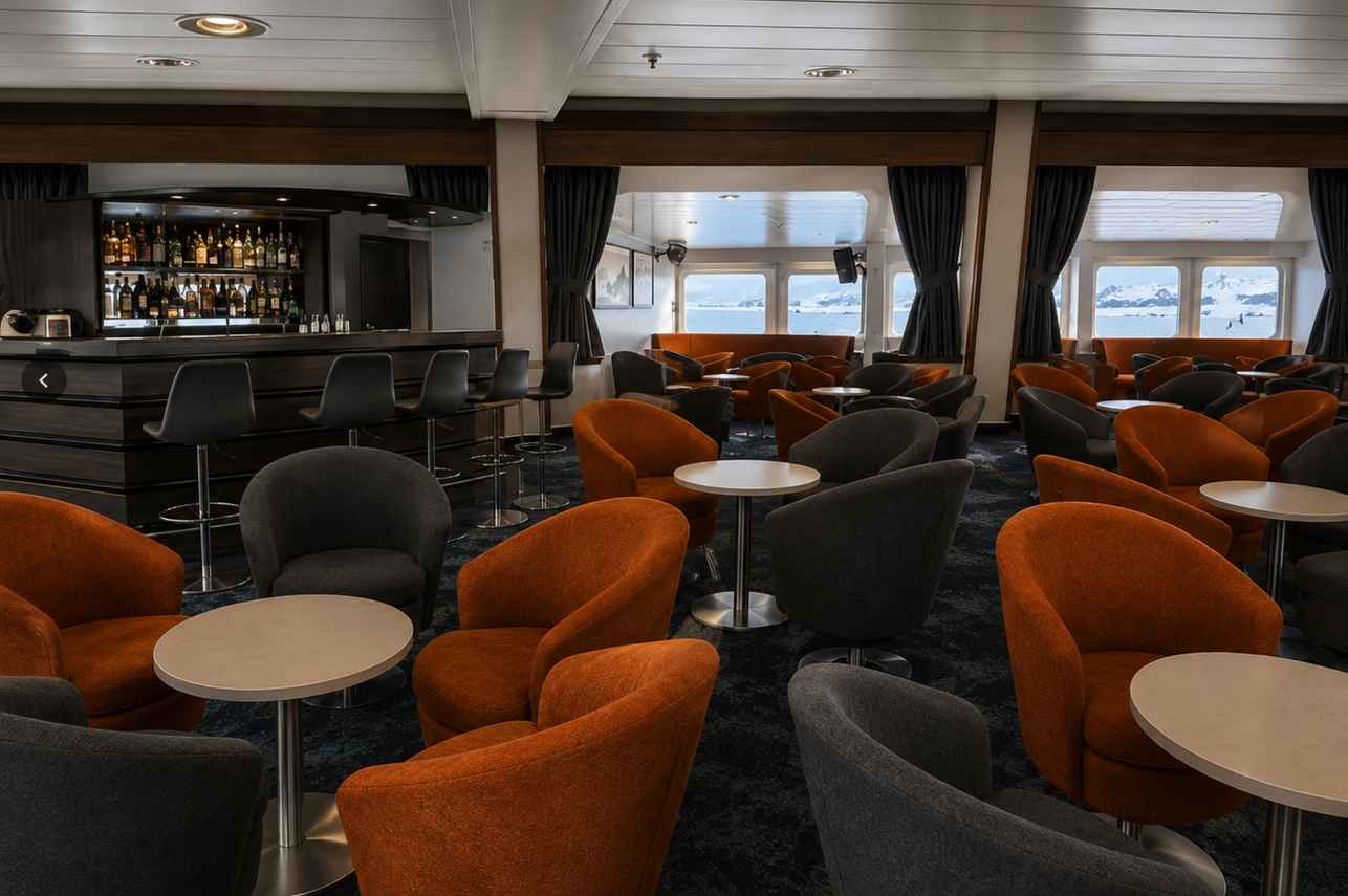 Salon interior - Terra Nova Adventurer