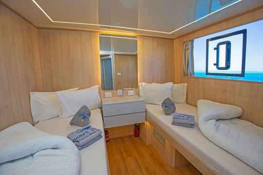Upper Deck Twin Cabins 9-10