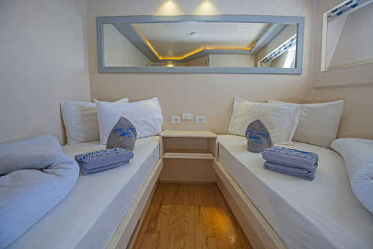 Lower Deck Cabins 1-8